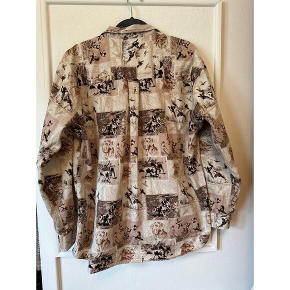 Bit & Bridle Hunting Dog Shirt Size L | Duck Retriever Wildlife Outdoors - Picture 4 of 6